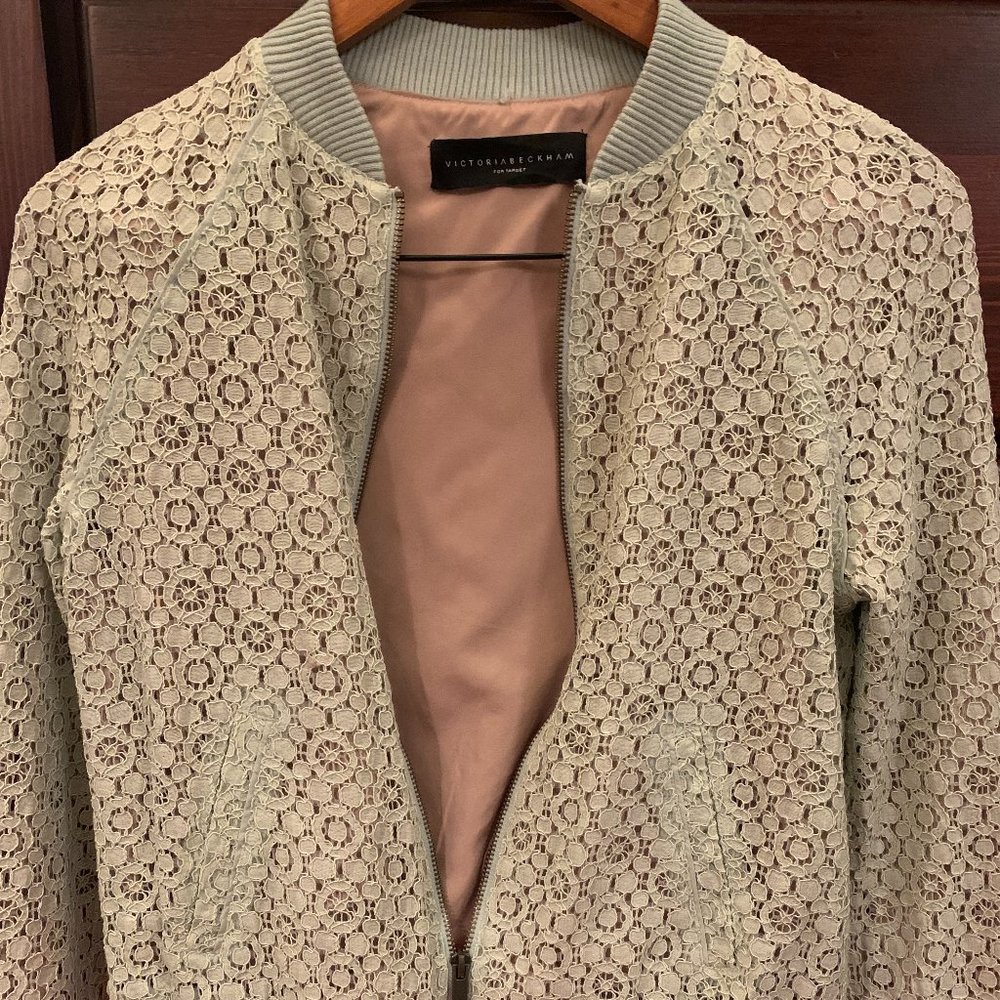 ​Victoria Beckham for Target. Fits like a Small, light green jacket.